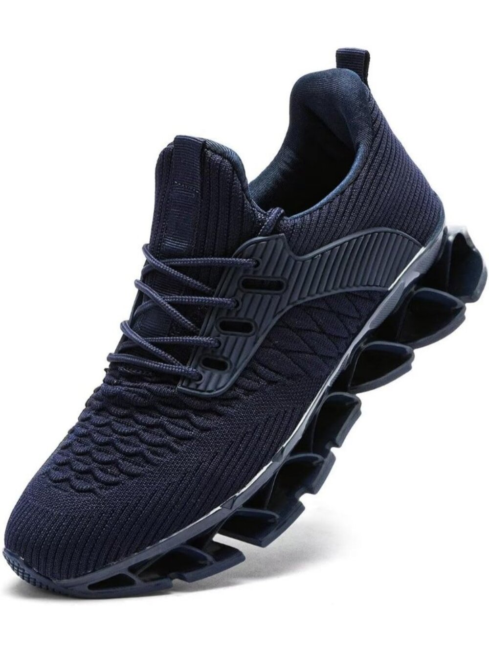 Men's Dark Grey Comfort Non Slip Work Athletic Trainer Slip on Walking Sneaker